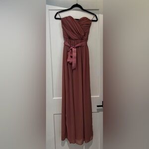 Strapless Blush Dress